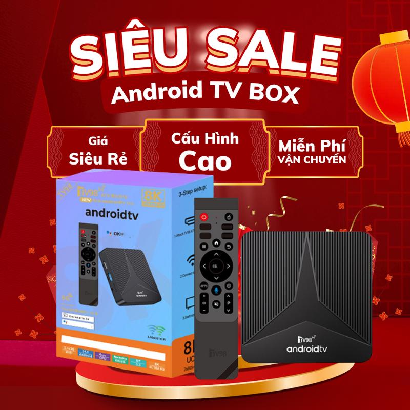 Siêu Phẩm 2025 Tivi Box REAL - Rockchip 3518 - CPU 64Bit - Android 14 - Tích Hợp Điều Khiển Giọng Nói - Bluetooth - Cấu Hình Cao - Vị Vua Phân Khúc Giá Rẻ