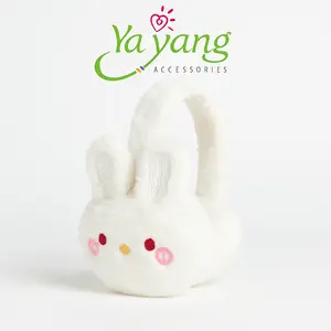 YAYANG Earmuff Rabbit Blush - Penutup Telinga Anak Anti Dingin - Earmuff Bulu Anti Bising - NZU0109