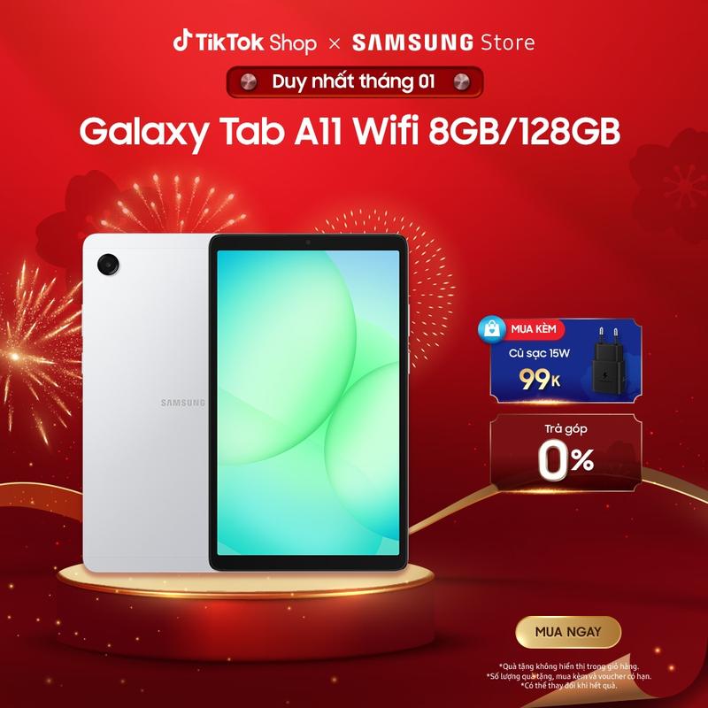 Máy tính bảng Samsung Galaxy Tab A11 Wi-Fi 8.7" 8GB 128GB