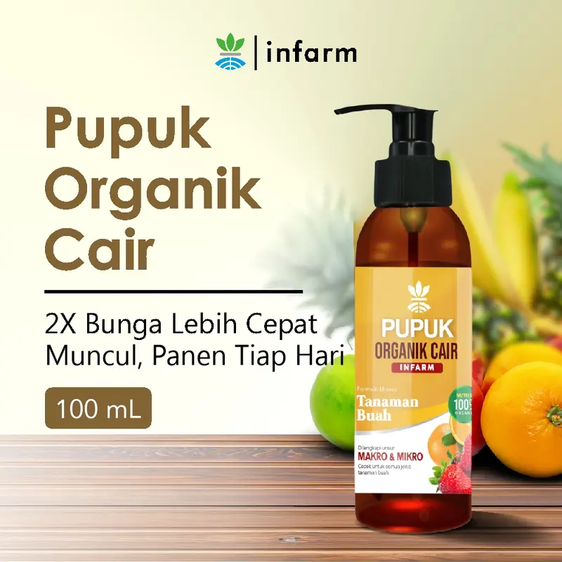 Infarm Pupuk Orgnaik Cair Tanaman Cabai 100 Ml Pupuk Cabai Organik Pupuk Tanaman Organik 6