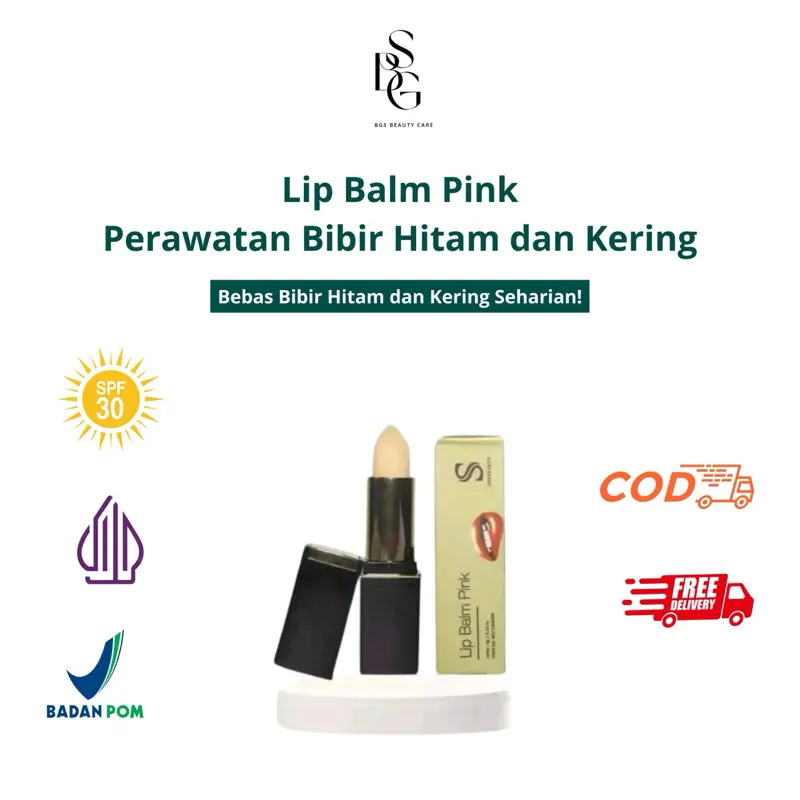 SHINESKIN LIP BALM PINK MELEMBABKAN Bibir Vitamin