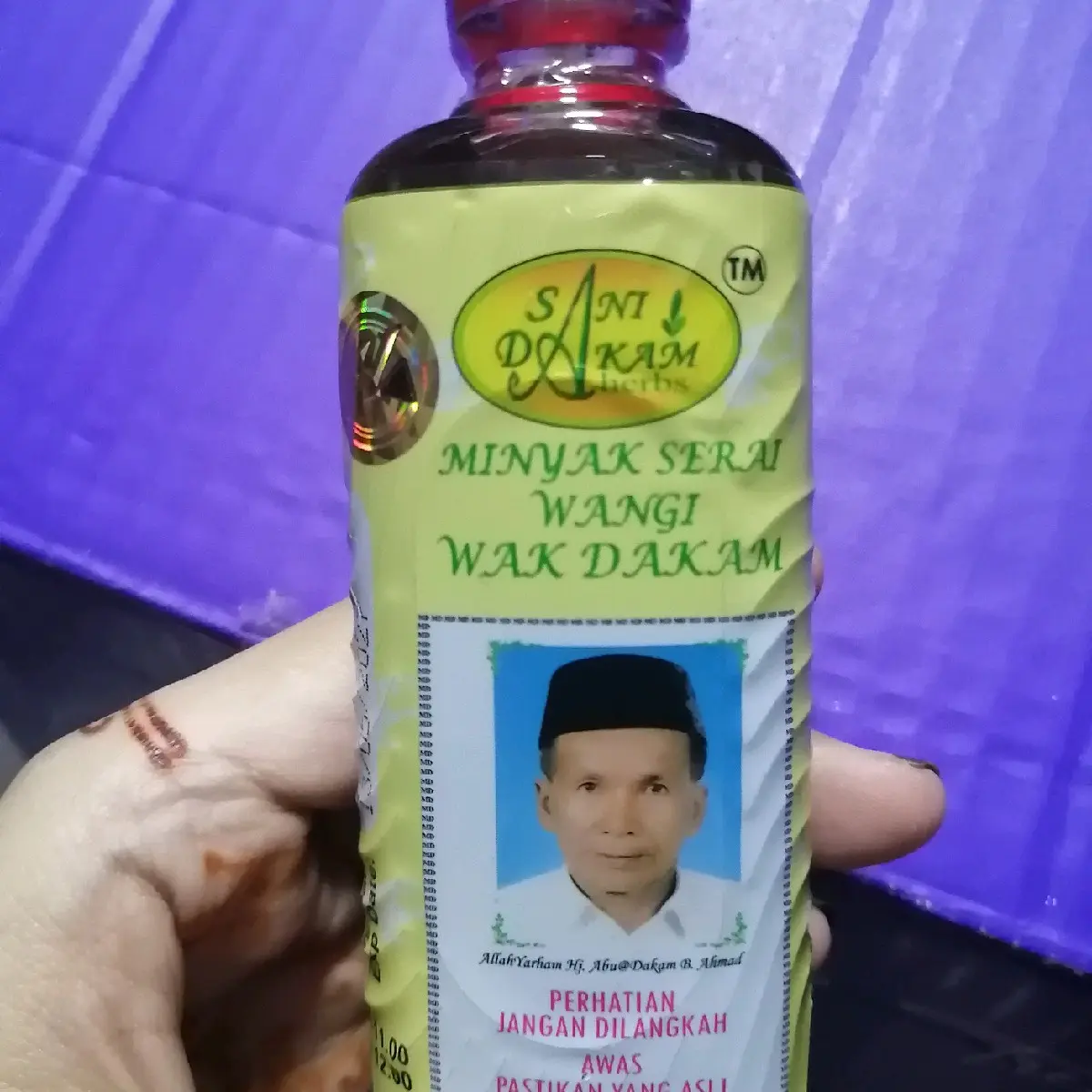 Minyak Serai Wak Dakam Instocks