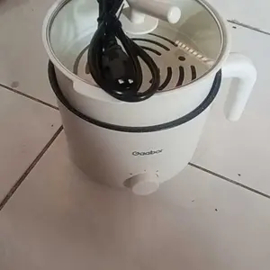 Gaabor Panci Listrik Serbaguna Electric Cooker Anti Lengket Kapasitas 1.5L Kukusan Steamer  GR-N15A