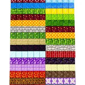 Mainan Magnet Balok Minecraft - 10pcs, Motif Acak, Edukatif