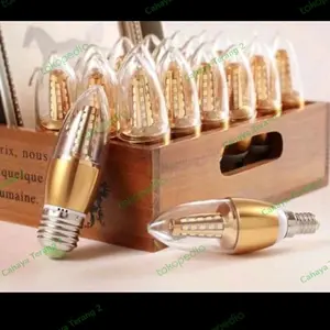 New Arrival Lampu Candle Led e14 e27 Lampu LED Candle Lampu LED Jagung e14 e27 Cahaya Putih Dan Kuning