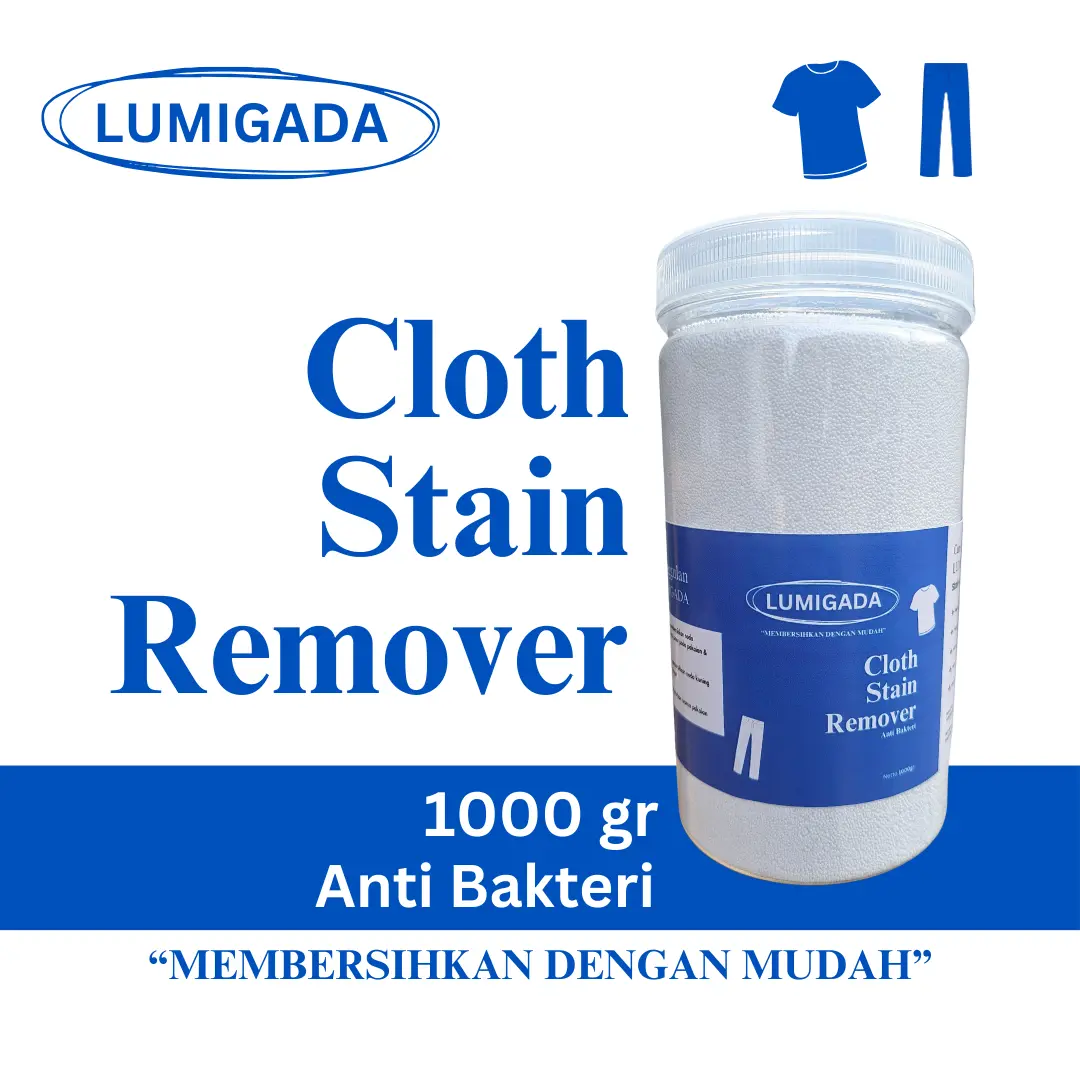 CLOTH STAIN REMOVER PENGHILANG NODA JAMUR PAKAIAN KAIN TIDAK MELUNTURKAN WARNA 1000 gram