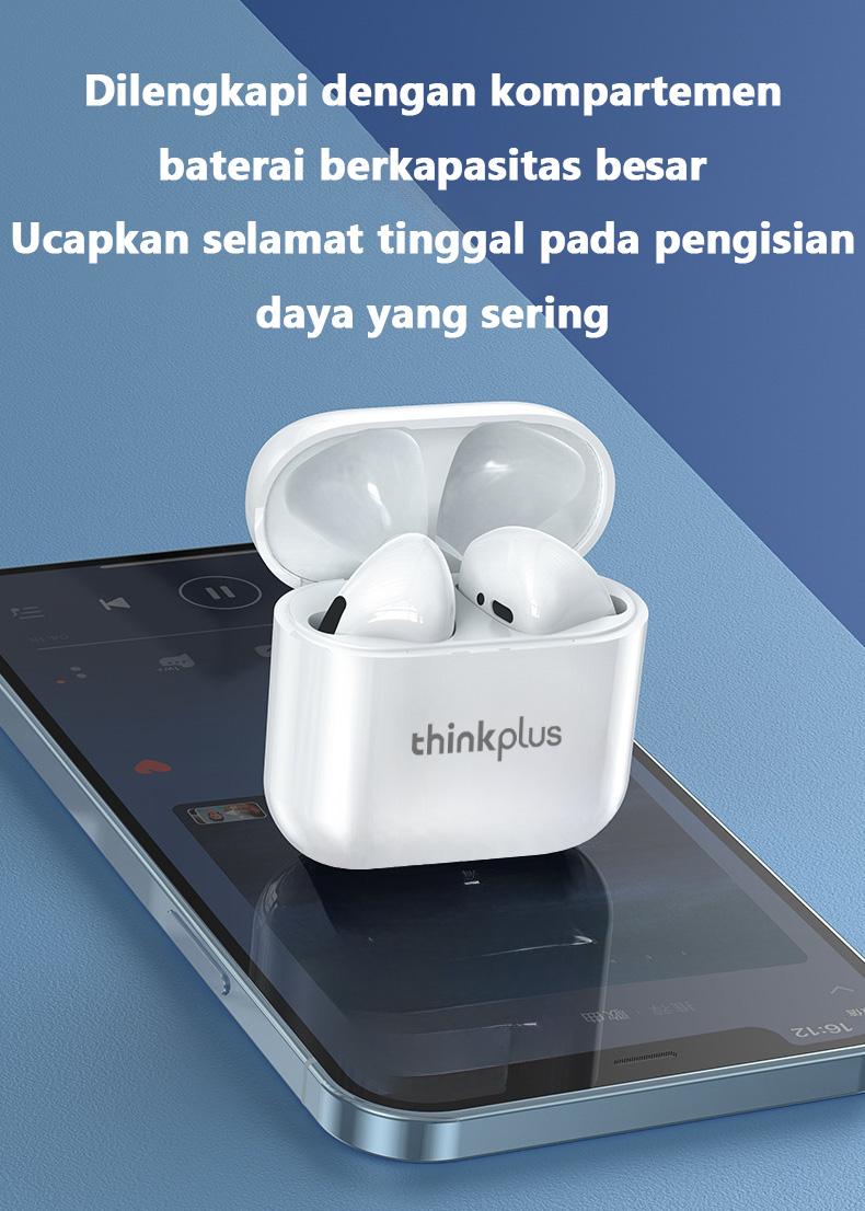 Lenovo thinkplus Original Air pro bluetooth earphone Bluetooth 5.3 auriculares Earbuds Gaming Headset Untuk iPhone Apple Xiaomi Android phone