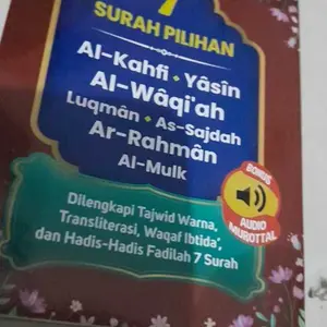 Spesial Keutamaan 7 Surah A6 Saku II 7 Surah Traveling Aesthetic Buku 7 Surah Ukuran Saku Full Color Aesthetic || 7 Surah Mustajab