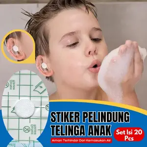 Stiker Penutup Telinga Bayi Baby Anak Waterproof Ear Patches Swimming Bathing 20Pcs