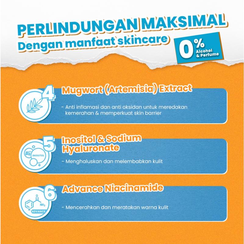 Malika Beauty | HANASUI Collagen Water Sunscreen SPF 30 50 30 ml | Sunscreen Water | Tabir Surya 7
