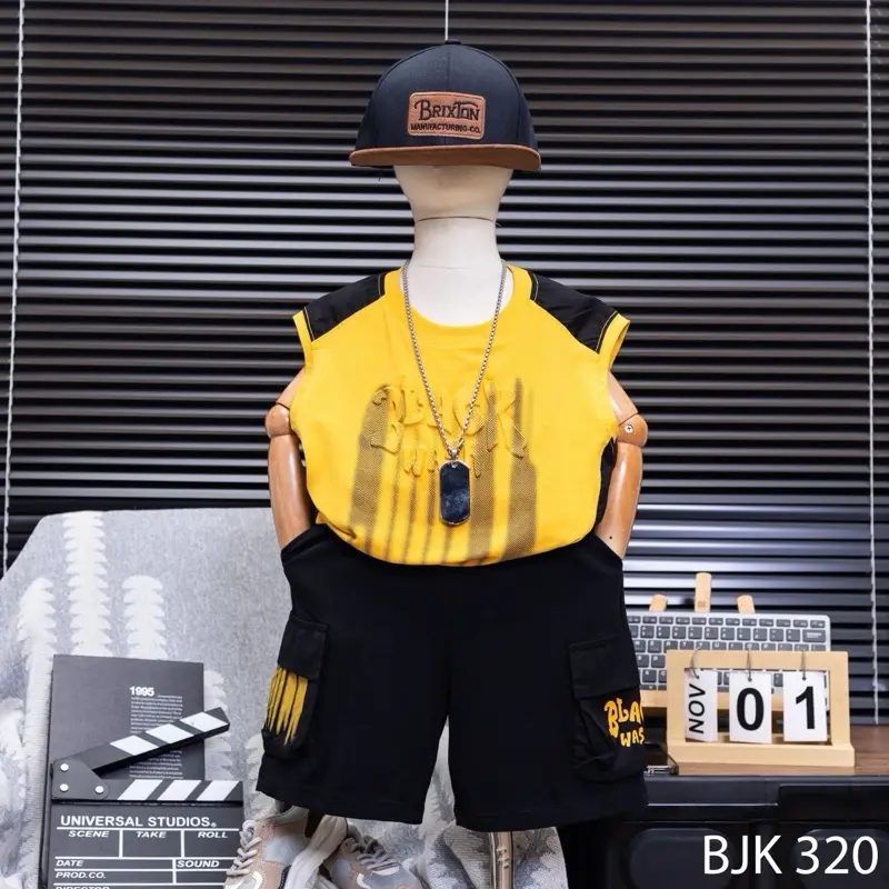 sét Bjk 320 ba lỗ dập nổi cho bé trai 10-65kg 0