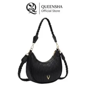 Queensha Naomi Tas Selempang Tas Wanita 24 x 16 Free charm