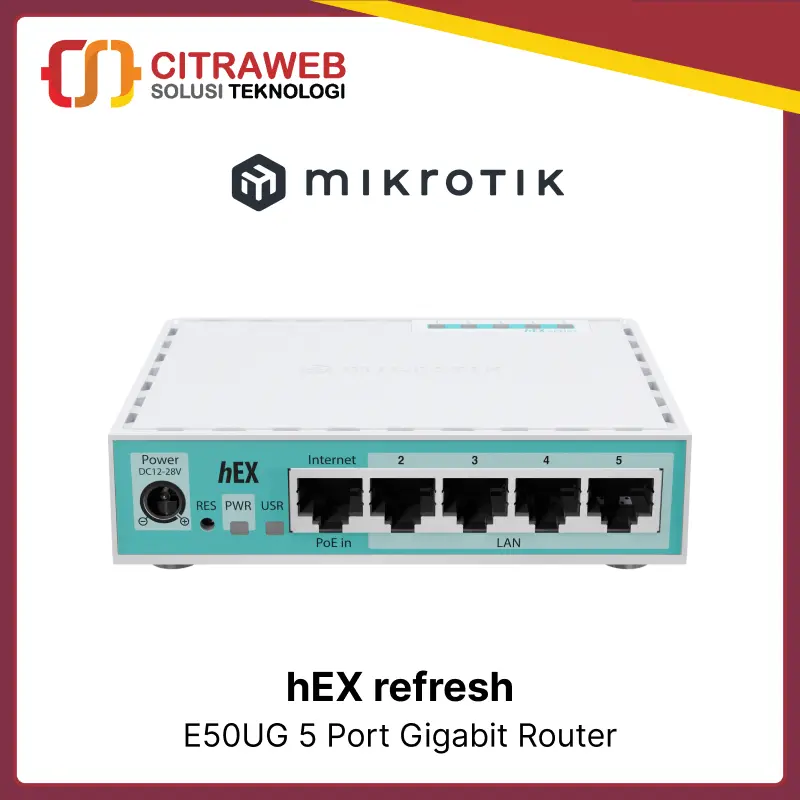 Mikrotik E50UG hEX Refresh Gigabit Router hex e50ug