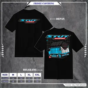 Kaos STUT GANK TRUCK DRIVER MUDA Baju Distro Cotton Pe 24s tebal Bisa Bayar Ditempat (Cod)