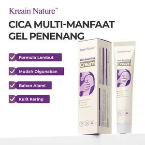 Kreain Nature Centella Asiatica Soothing Repair Cream | Cocok untuk pria, wanita, dan anak-anak. Alami, lembut, dan sangat menutrisi untuk mencerahkan dan merevitalisasi kulit.