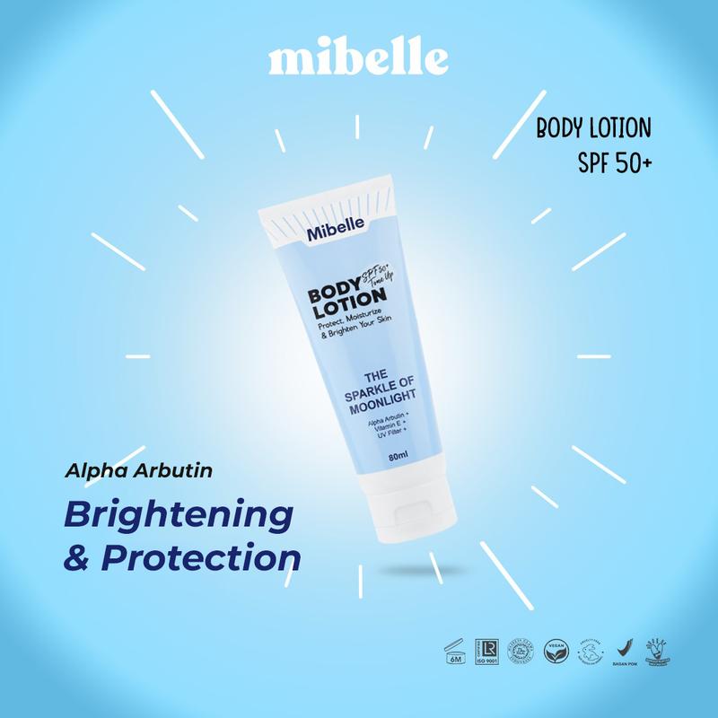 Mibelle Body Lotion SPF 50+ Tone Up The Sparkle of Moonlight 1