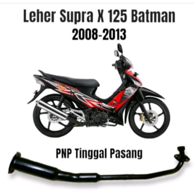 LEHERAN KNALPOT STANDAR SUPRA X 125 MODEL PANJANG TAHUN 2008-2013 0