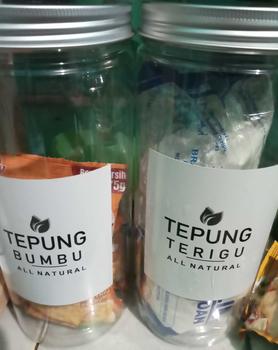 Product Review of COD NEW PAKET HEMAT 6 TOPLES BUMBU TUTUP SILVER ALUMUNIUM FREE NEW LABEL (500ml+1200ml) from f**🐝 1