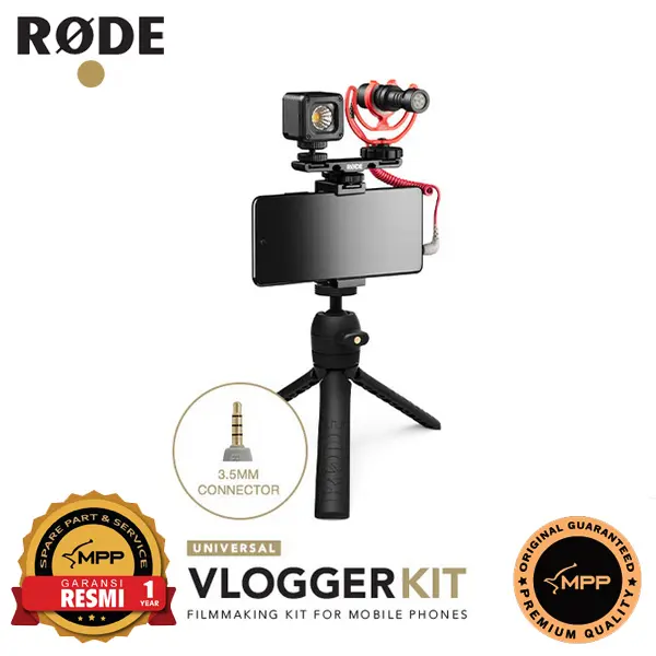 Microphone Rode Vlogger Kit Universal