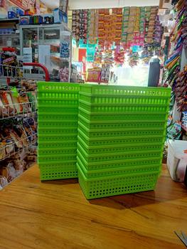 Product Review of (Harga 6 pcs) Keranjang Serbaguna/Keranjang mini/Storage/Keranjang kotak plastik tebal A 20 from B**a a**# 0