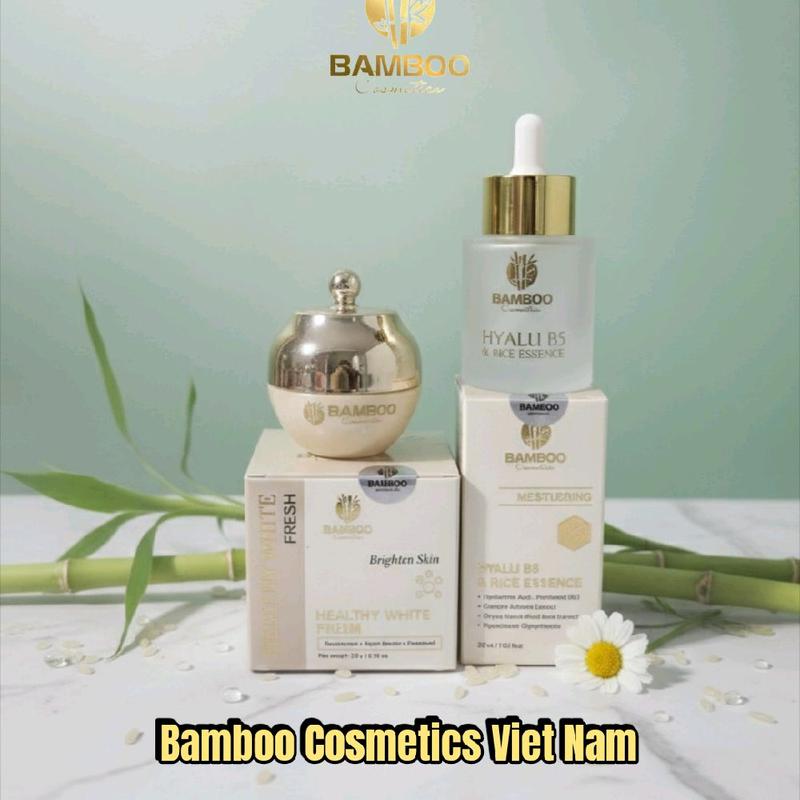 Combo kem face plus + serum b5 Bamboo | Cấp Ẩm - Phục Hồi - Dưỡng Trắng