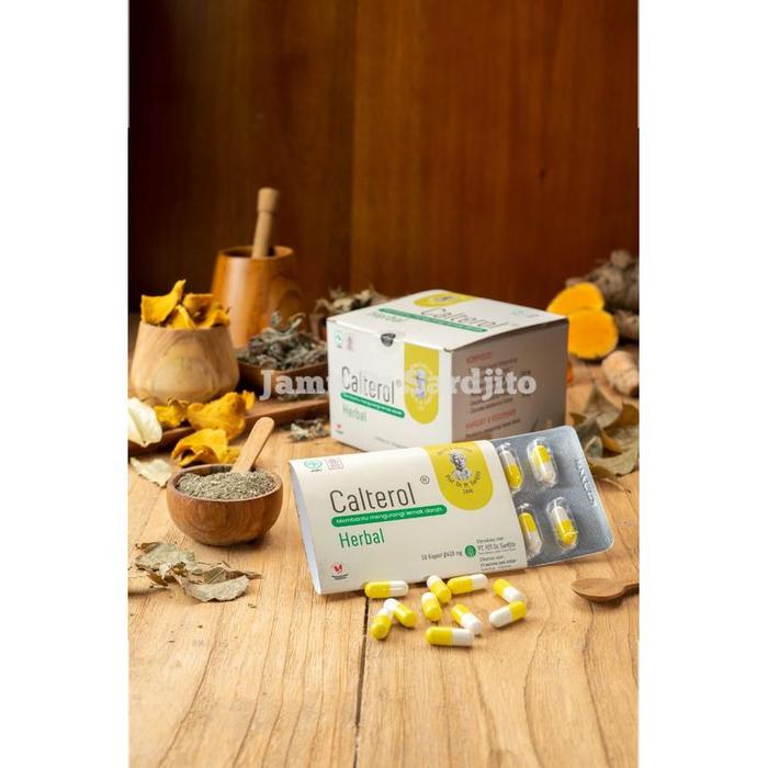 Gambar Calterol 100's Kapsul Dr. Sardjito - Obat Herbal Penurun Kolesterol dari gwenolshop24 Kota Surabaya Tokopedia