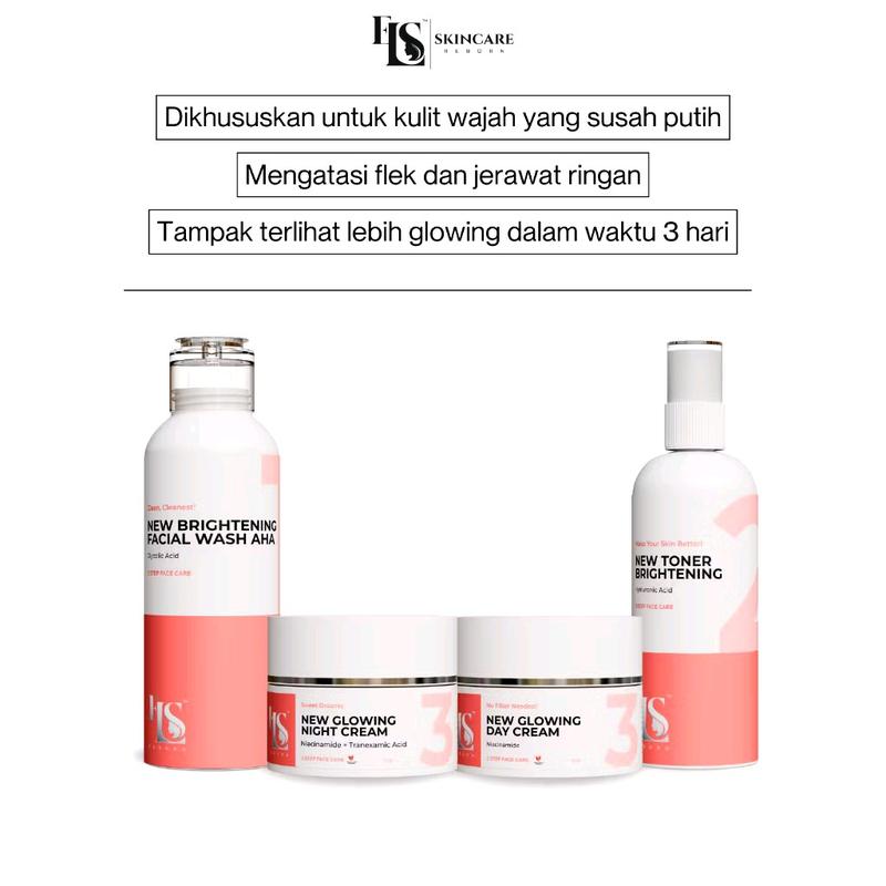 LS SKINCARE PAKET NEW SKINCARE BPOM BRIGHTENING BOOSTER PERAWATAN KECANTIKAN Wajah 1