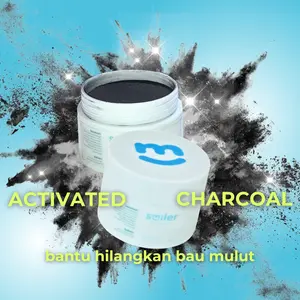 SMILER Pixie Dust - Charcoal Powder untuk Detox Gigi  - Detox Natural Vegan Memutihkan Gigi & Kesehatan Gusi