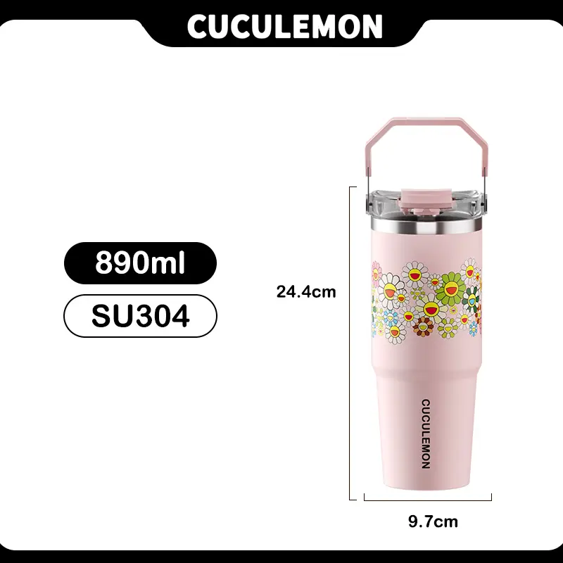 Bunga matahari pink-890ml
