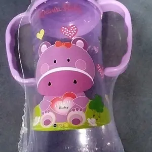 Botol susu WARNA 250ml ATAU 125ml kinawa baby dengan gagang - botol susu unik Accessories Pink Biru Bayi Minum Bottle Ungu