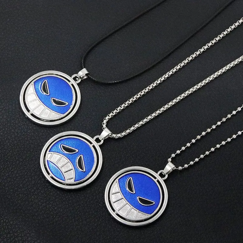 READY STOCK Kalung / Keychain Portgas D. Ace Anime Manga One Piece Hiken No Ace Rotate Necklace 1