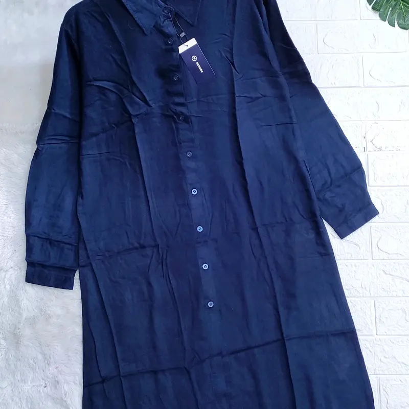 LONG TUNIK POLOS DEWASA RAYON | WAJIB TANYA STOK (BISA COD) 6