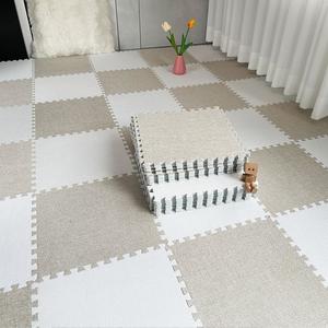厚手の12点セット、コットン風パッチワークカーペット。リビング用カーペット、寝室用の小型カーペット。家庭に欠かせないアイテムで、収納しやすく、洗濯可能です。