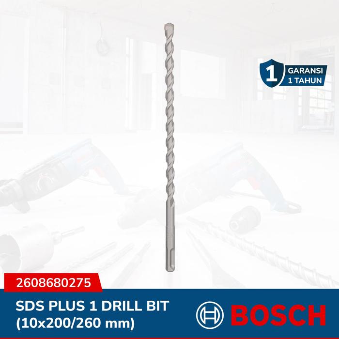 Gambar BOSCH Mata Bor SDS Plus-1 10X260 - 2608680275 dari hokione.id Kota Administrasi Jakarta Pusat Tokopedia
