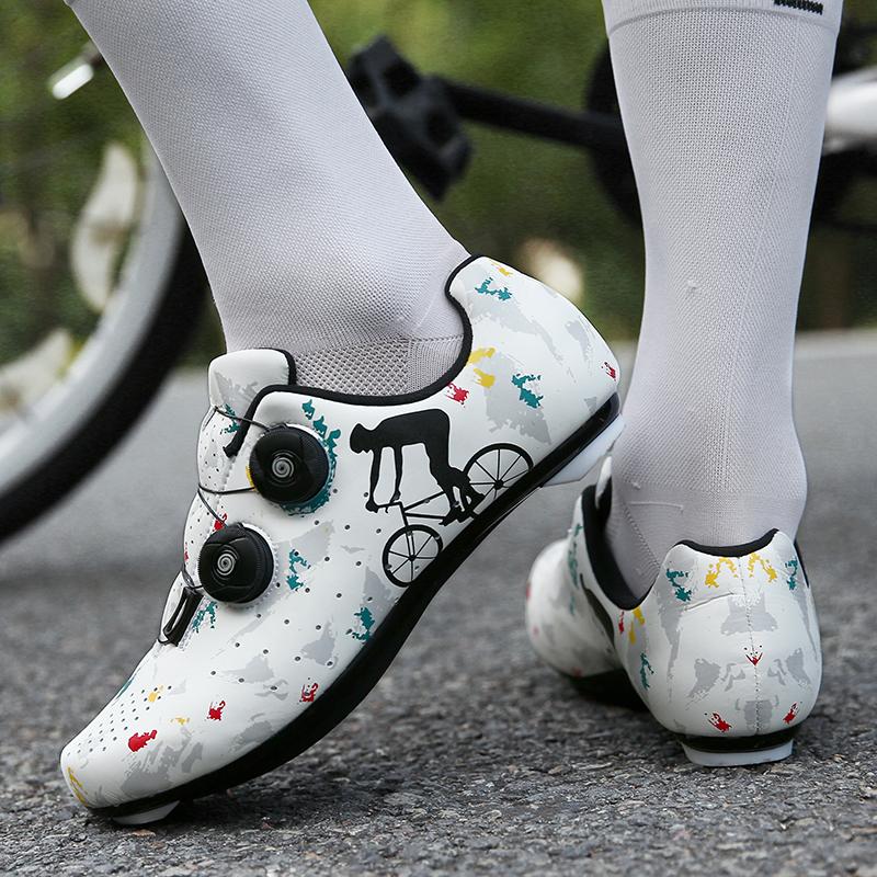 Product Introduction of Ultralight Self-Locking Pro Men's Cycling Shoes Road Bike Triathlon Shoes Bicycle Lock Sneakers 21