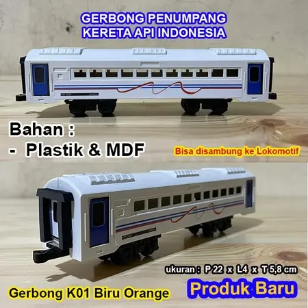 GERBONG KERETA API INDONESIA  KA 01 BIRU