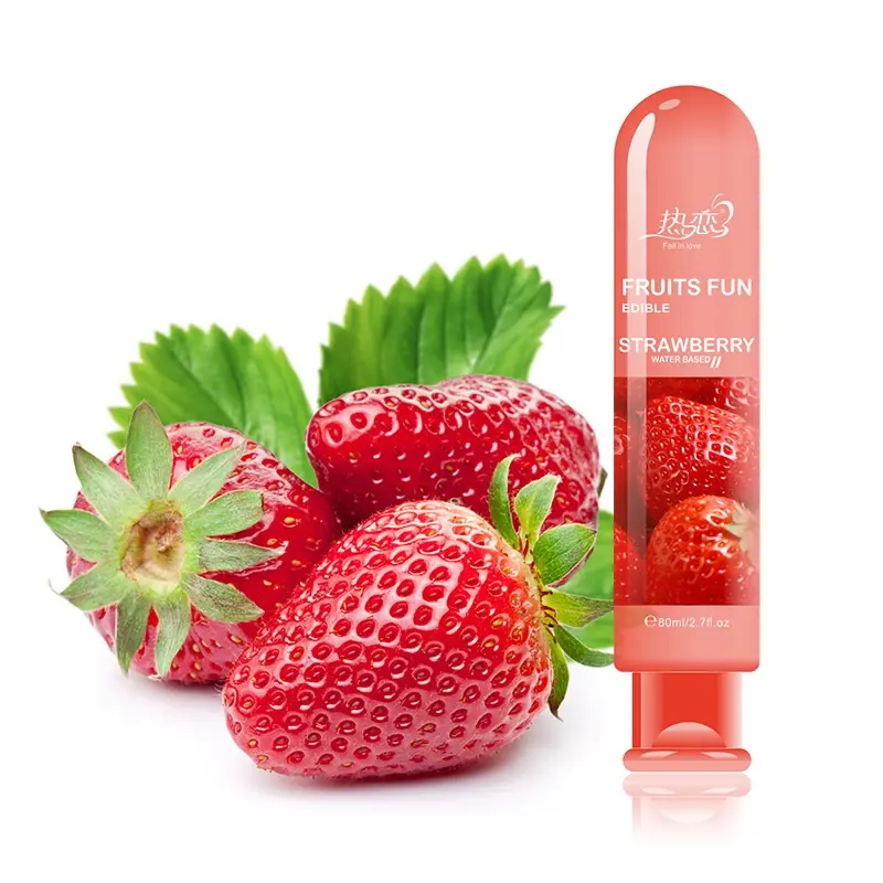 BBG | 80ml Cream Gel Water Based Jel Minyak Kulit Untuk Semua Dewasa Strawberry Cherry Peach Blueberry Prune Mango Oren