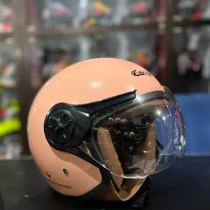 HELM HIJAB KEKINIAN  helm hijab kaca pilot Motorcycle