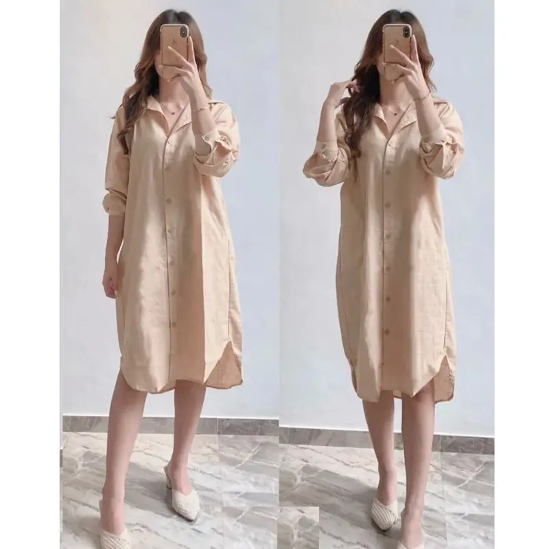 mubtadashop-Tunik  Shakila Twill Wanita Korean Style 2