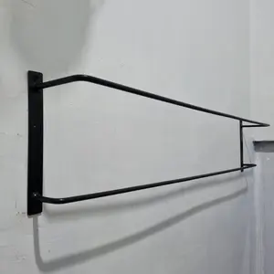 Dekorasi Gantungan/rak 3 layer untuk menggantung handuk,sajadah,mukenah,sarung,dll Besi Hitam