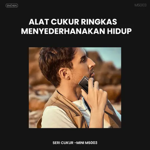 Coco Living x ENCHEN MS003 Alat Cukur Kumis Jenggot Portable Slim Alat Cukur Elektrik 2
