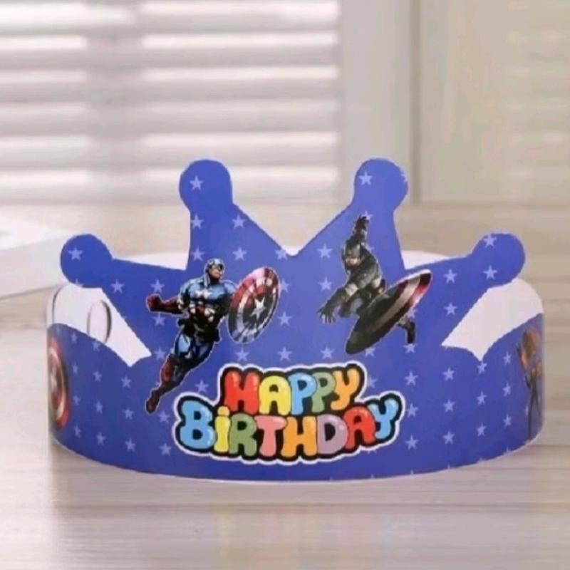 Topi Mahkota Ulang Tahun Anak-Anak - 1 Pcs - Aksesoris 3