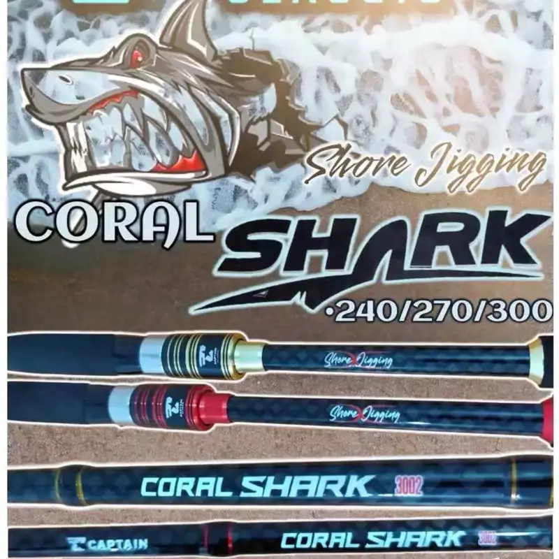Joran Sambung 2 Captain Coral Shark Shorejig 270 300 0