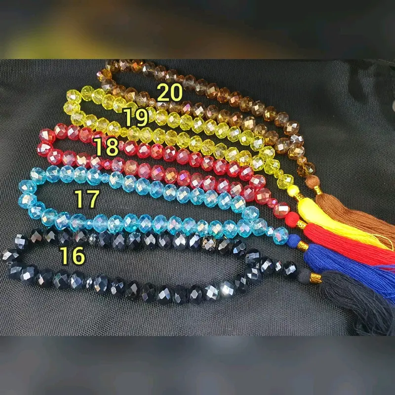 Tasbih kristal 33 ukuran 10mm Muslim 3