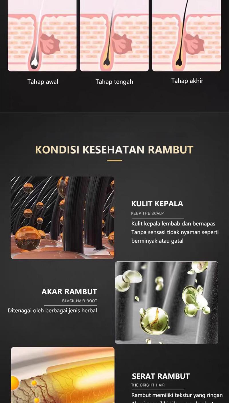 【FIFTH LOVE Produk Laris Manis】Sampo Anti-Rambut Rontok Ginseng dan Polygonum Multiflorum