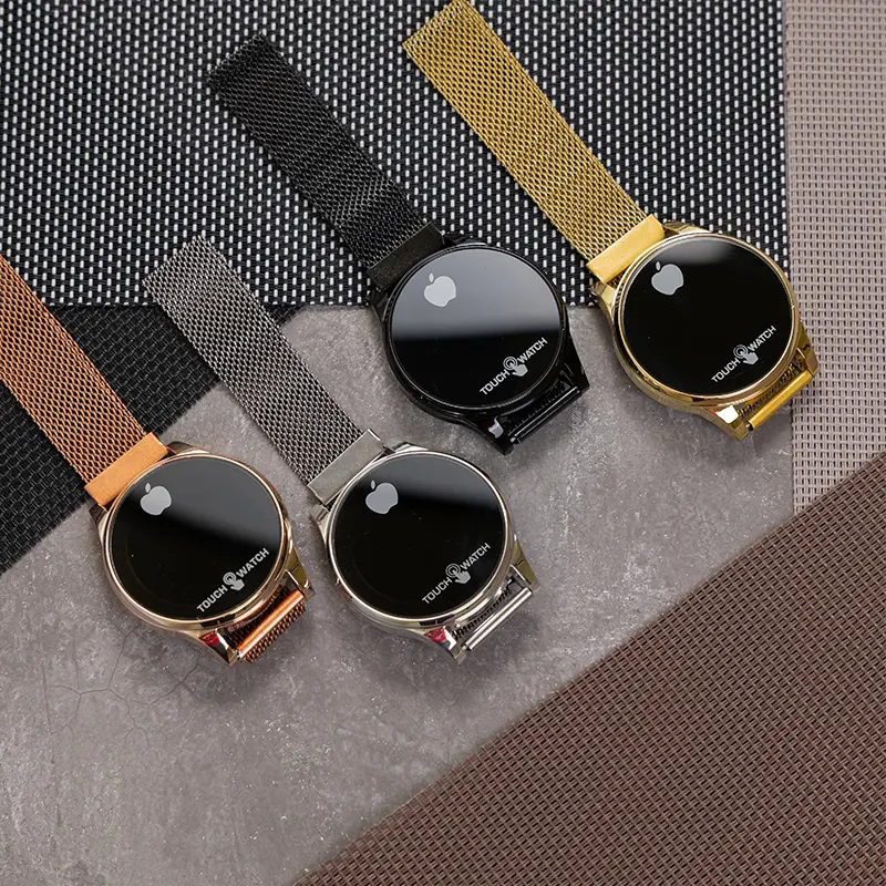 Jam Wanita Digital Touch Screen Tali Rantai Magnet Elegan Bulat Estetik | J-DZ23 5