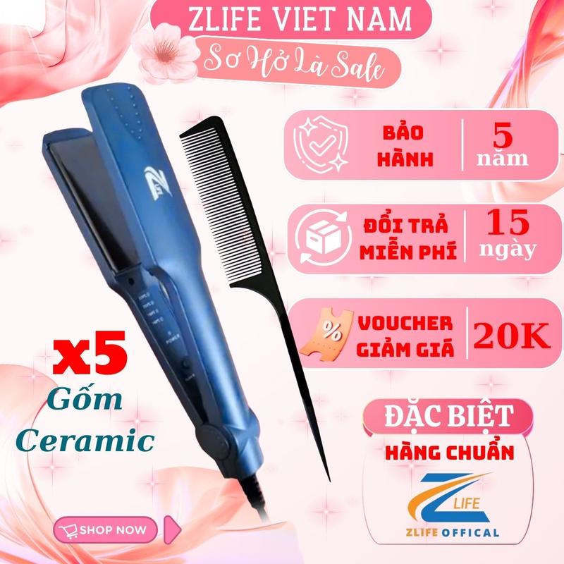  Máy Duỗi Tóc Zlife Z369 – Là ép uốn cụp dễ dàng – gọn nhẹ không hư tóc! 