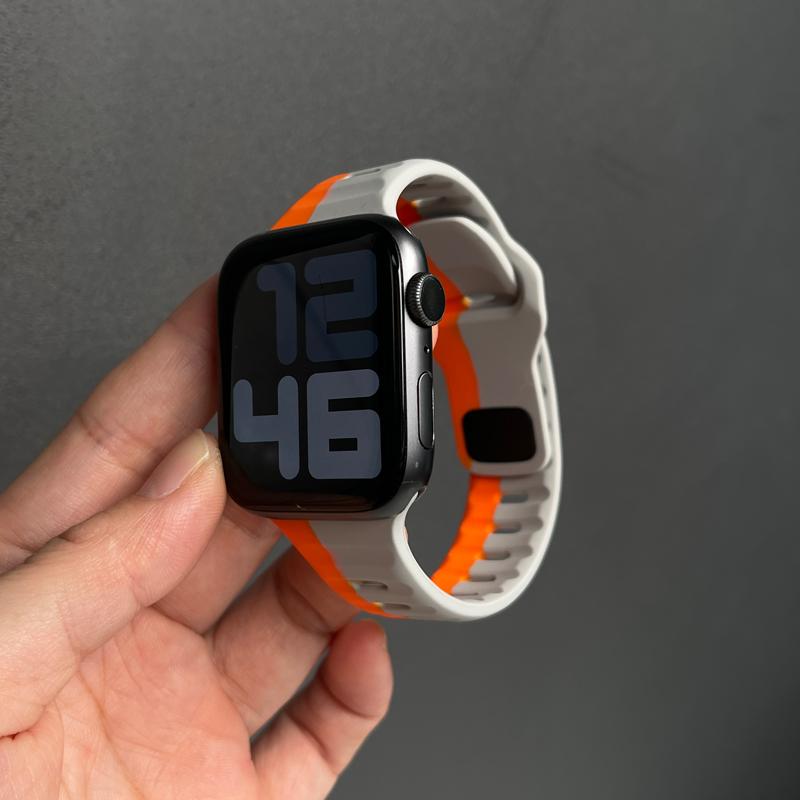 Dây đeo đồng Đồng Hồ thông minh, Dây đeo silicon thể thao, Tương thích với Iwatch 42mm, 40mm, 41mm, 44mm, 46MM, 45mm, 49mm, Thời trang, Dành cho Dòng S10 Ultra2, Ultra SE2, SE9, 8, 7, 6, 5, 4, 3, 2, 1, Dành cho nam và nữ