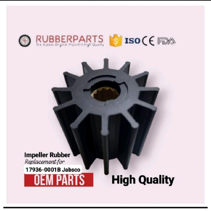 Jual Oem Parts 17936-0001B 17936-0001-P Impeller Rubber For Pump Jabsco ...