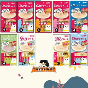 CIAO Snack Kucing Liquid Snack isi 4 x 14g All Varian - Camilan CIAO CHURU